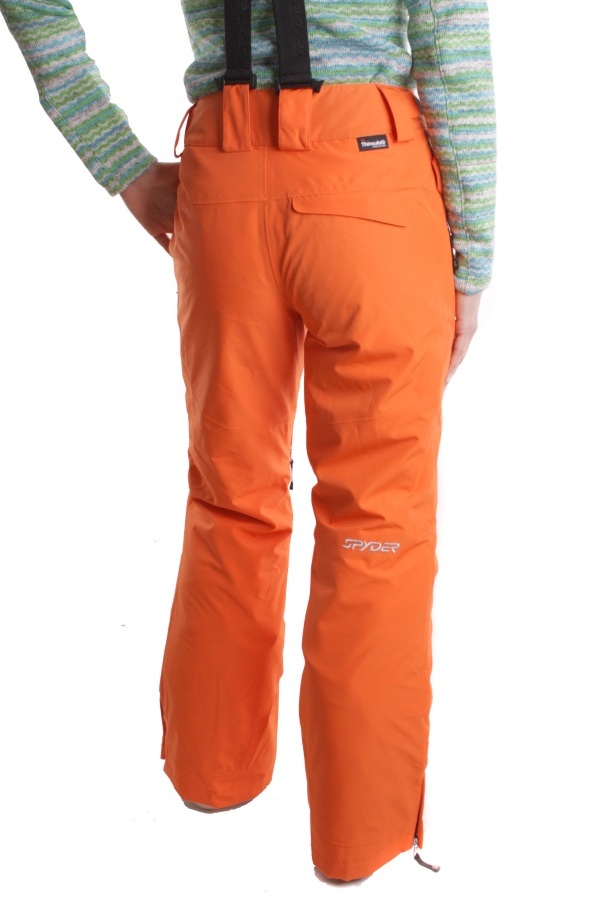 north face orange ski pants