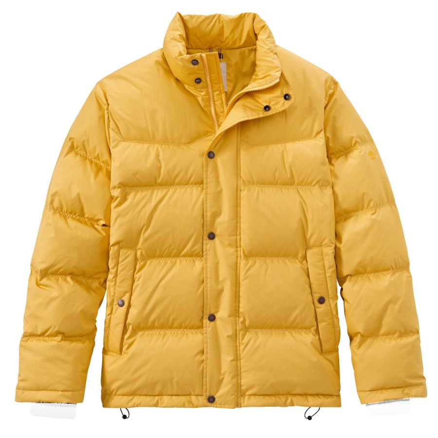Timberland Men's Winter Jacket GOOSE EYE Down Yellow Size