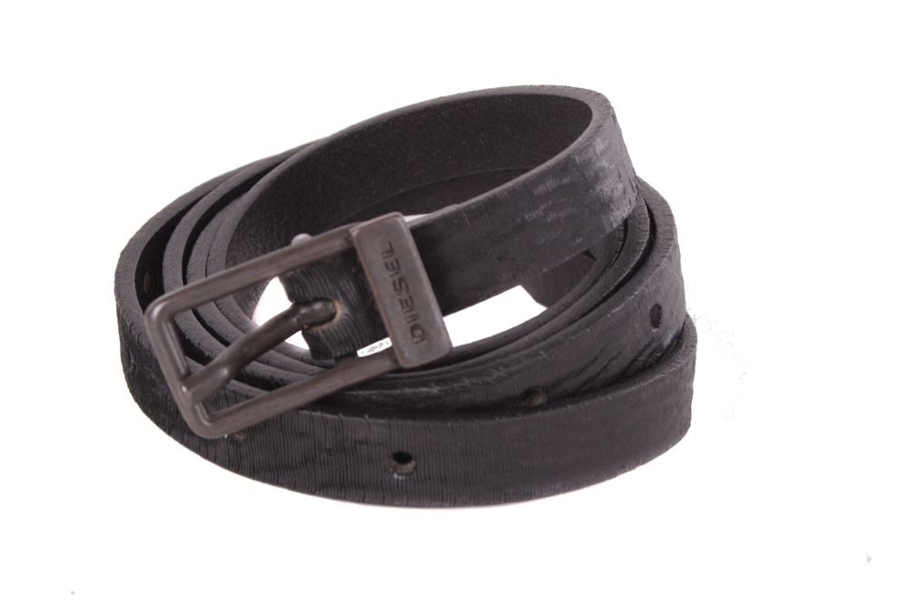 Diesel BOCUT CINTURA Belt genuine leather black 1
