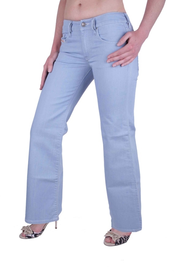 Diesel Women's Jeans Pants YBO Stretch Light Blue W25/L32 2