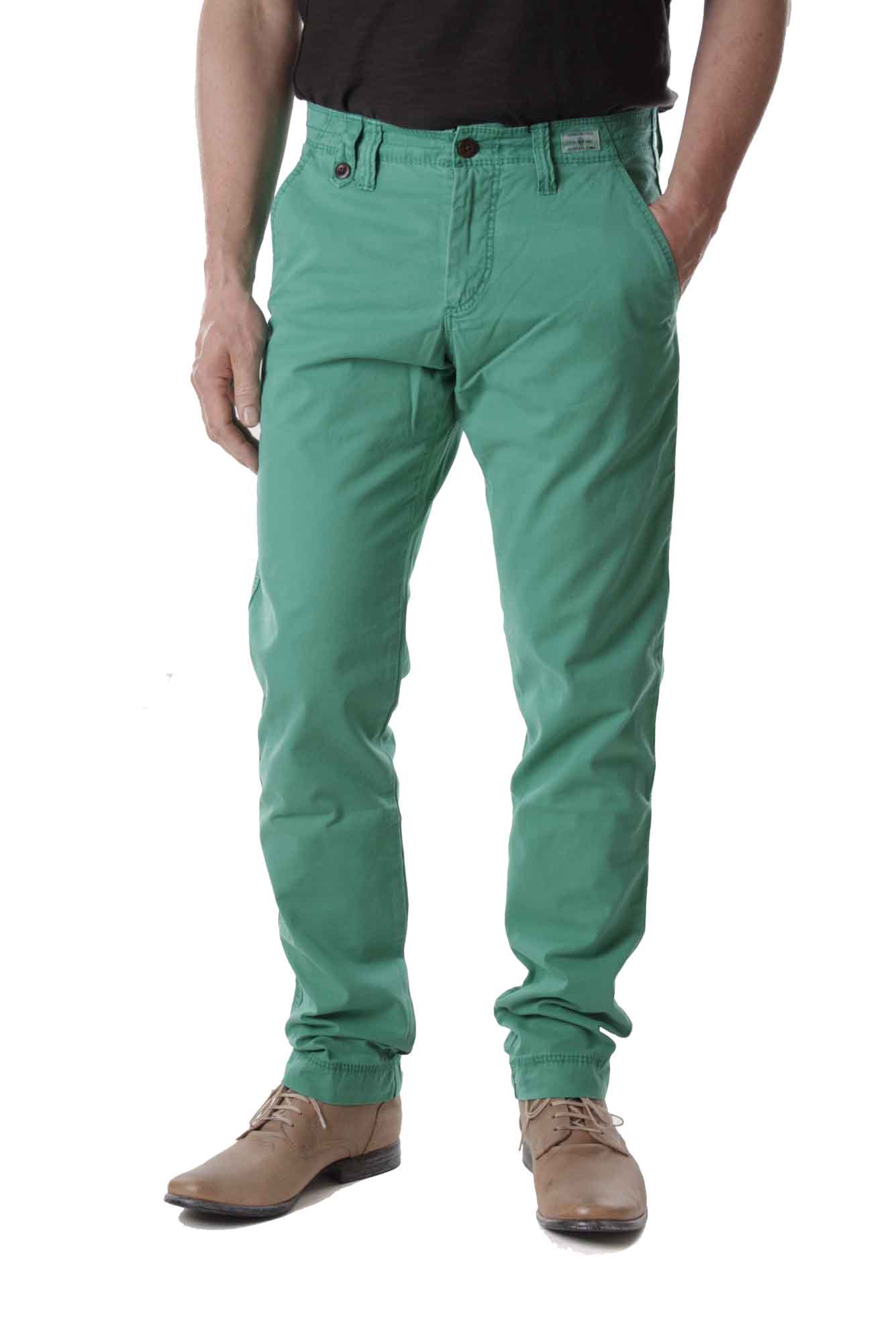 Tommy Hilfiger Men's Pants Mercer Chino 3 Summer Twlll Regular Fit Turquoise 1
