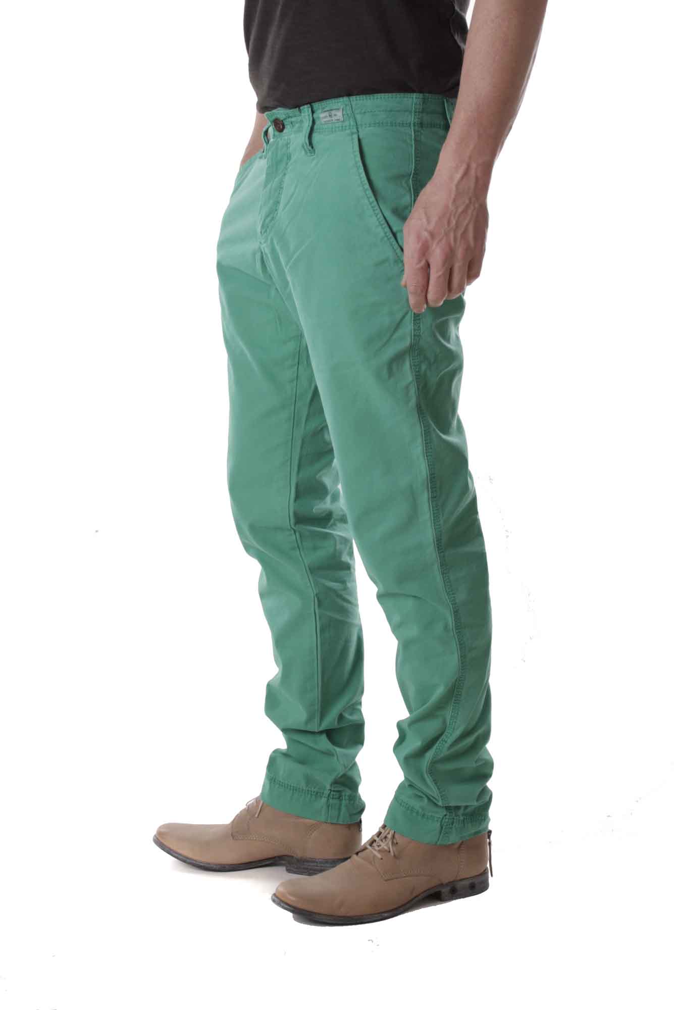 Tommy Hilfiger Men's Pants Mercer Chino 3 Summer Twlll Regular Fit Turquoise 2