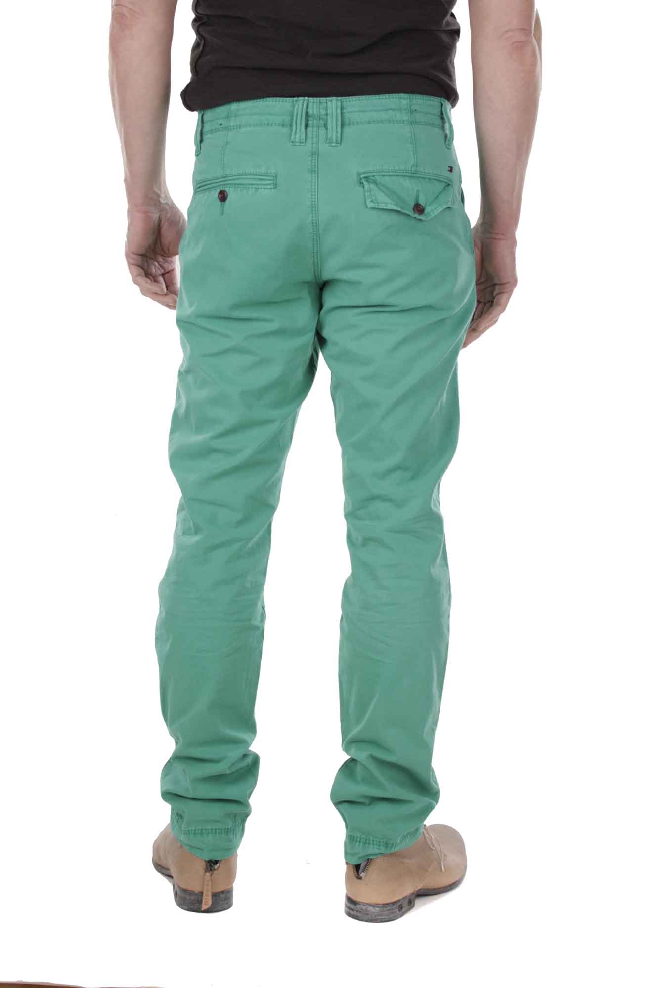 Tommy Hilfiger Men's Pants Mercer Chino 3 Summer Twlll Regular Fit Turquoise 3