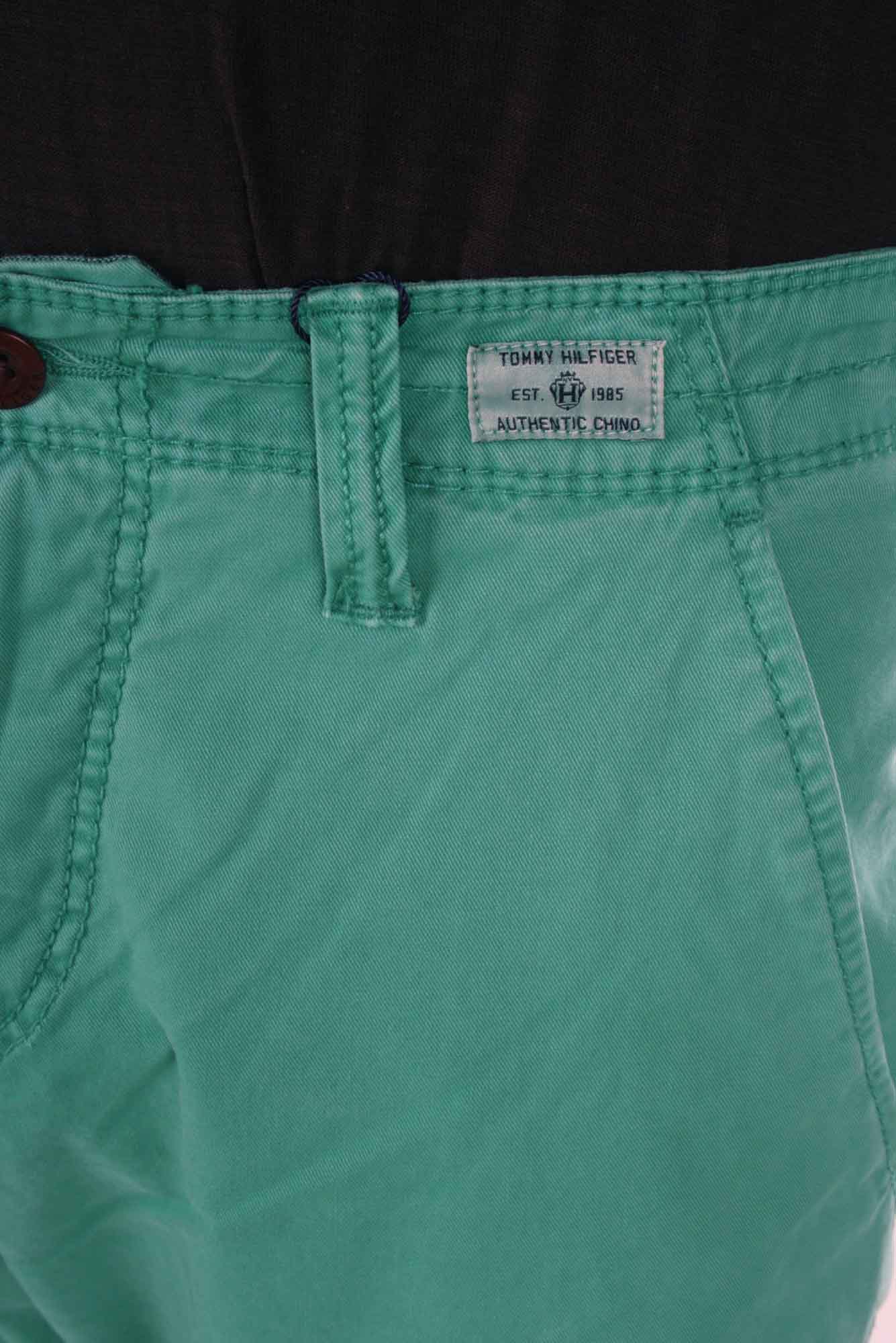 Tommy Hilfiger Men's Pants Mercer Chino 3 Summer Twlll Regular Fit Turquoise 4