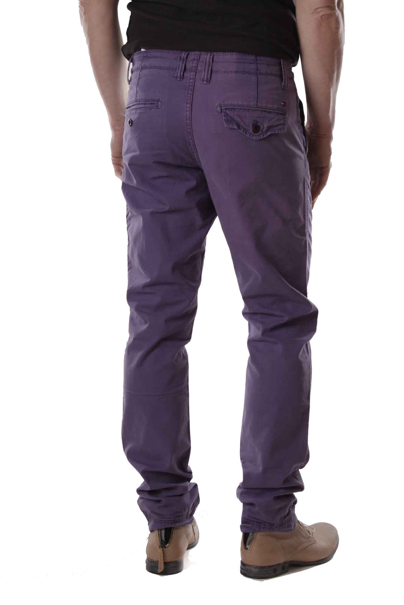 Tommy Hilfiger Men's Pants Mercer Chino 3 Summer Twlll Violet Regular Fit 3