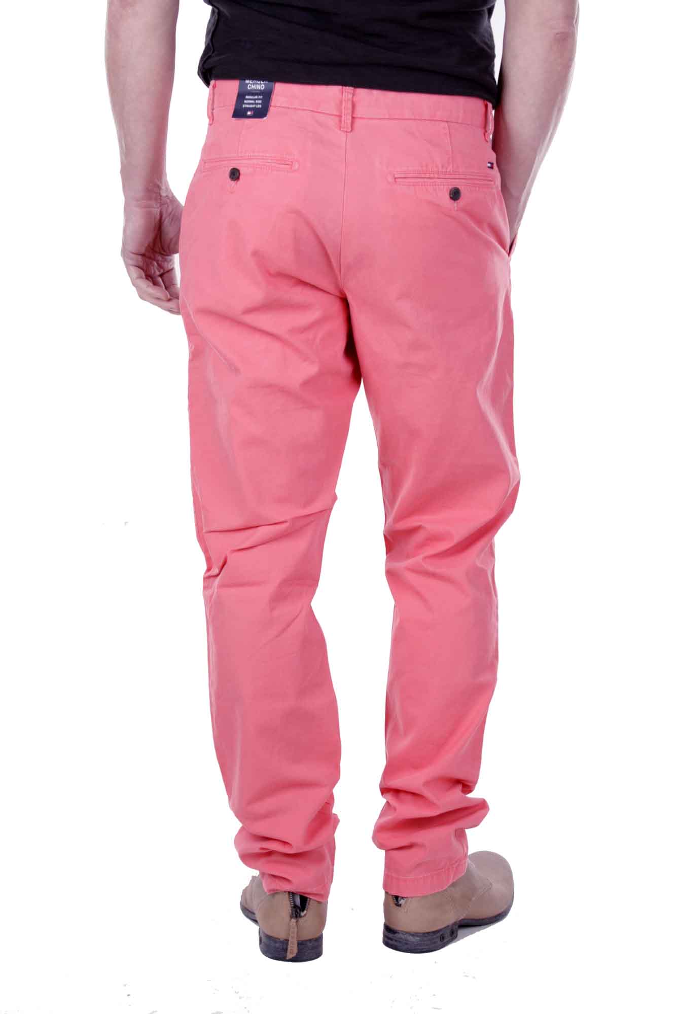 Tommy Hilfiger Men's Pants Mercer Chino Boston Twill Pink 3