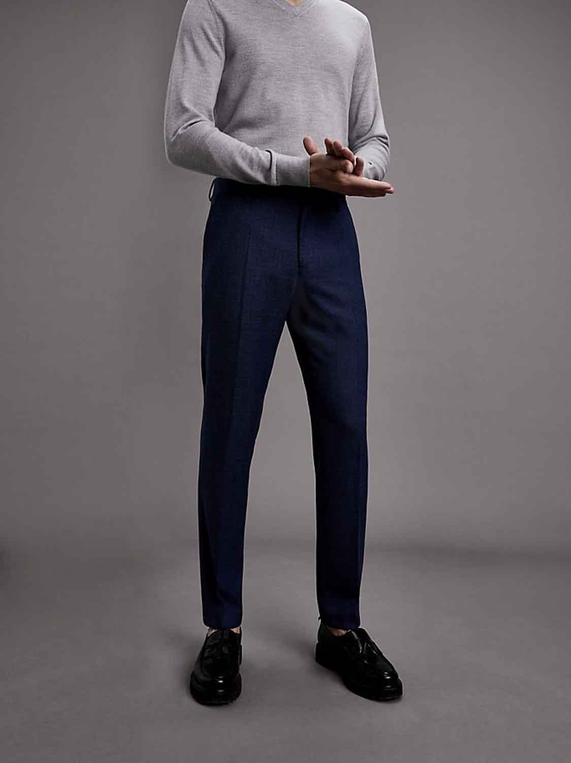 Tommy Hilfiger Men's Suit Separate Slim Fit Suit Pant 4