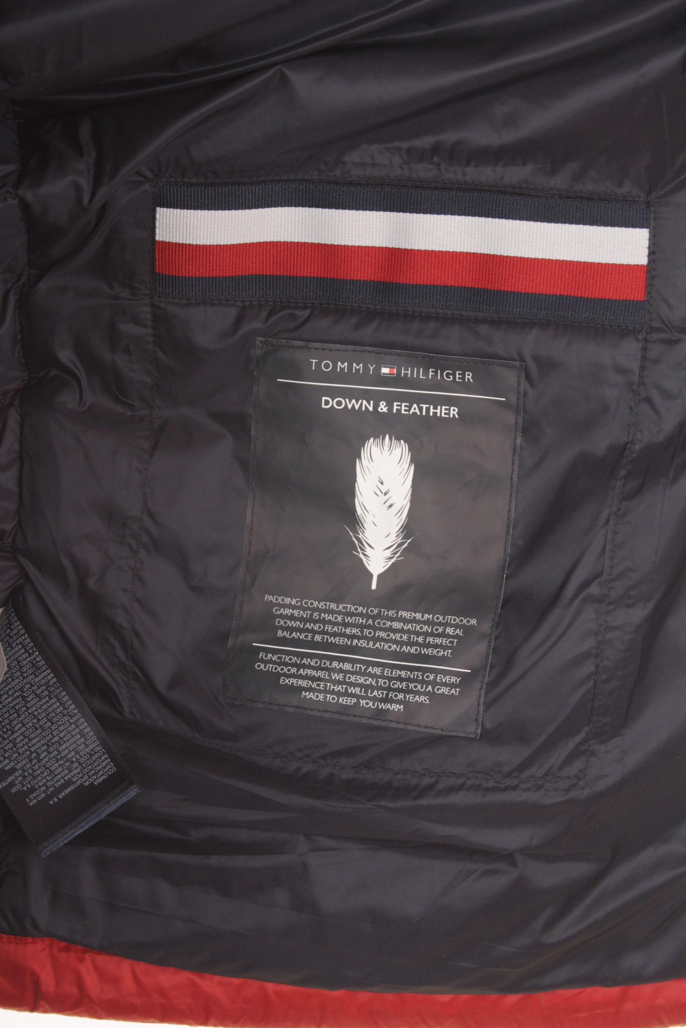 Tommy Hilfiger LW PACKABLE DOWN VEST Mens Down Lightweight Vest Red 7