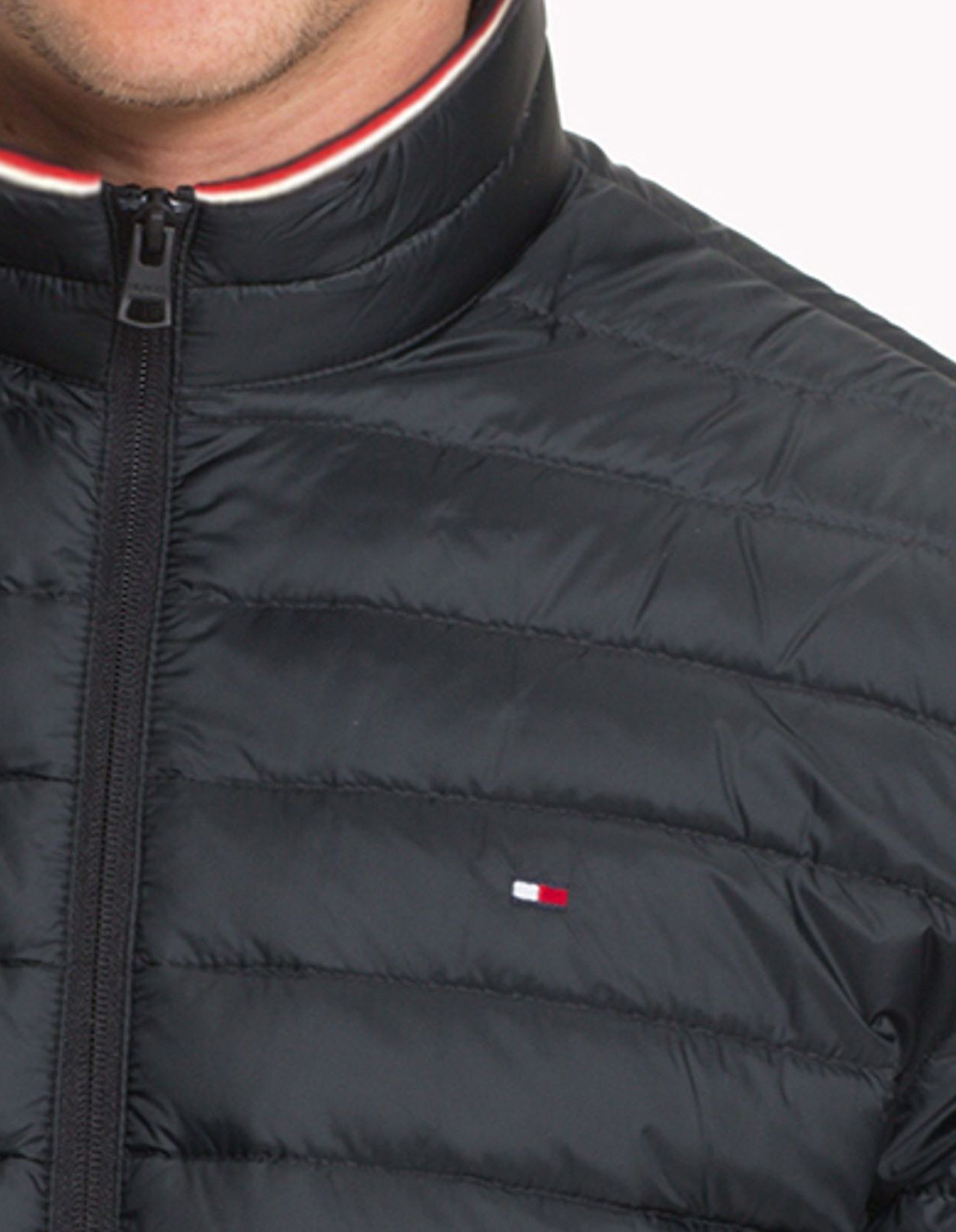 Tommy Hilfiger PACKABLE DOWN BOMBER-B Men's Down Jacket Black 4