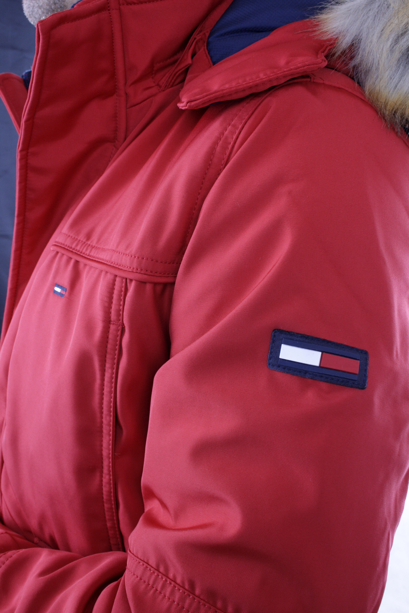 Tommy Hilfiger TECH BOMBER Men's Jacket Red 3