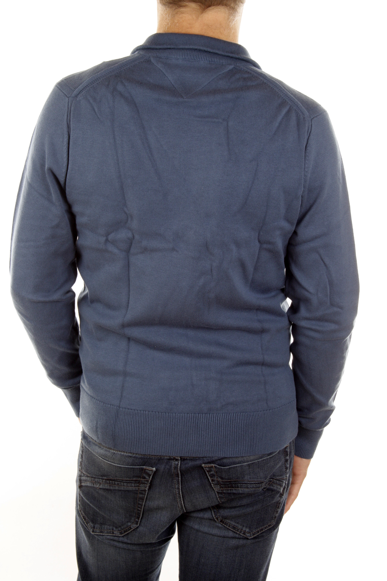 Tommy Hilfiger Men's cardigan ES ATLANTIC Z-THRU CF, 457 Petrol 2