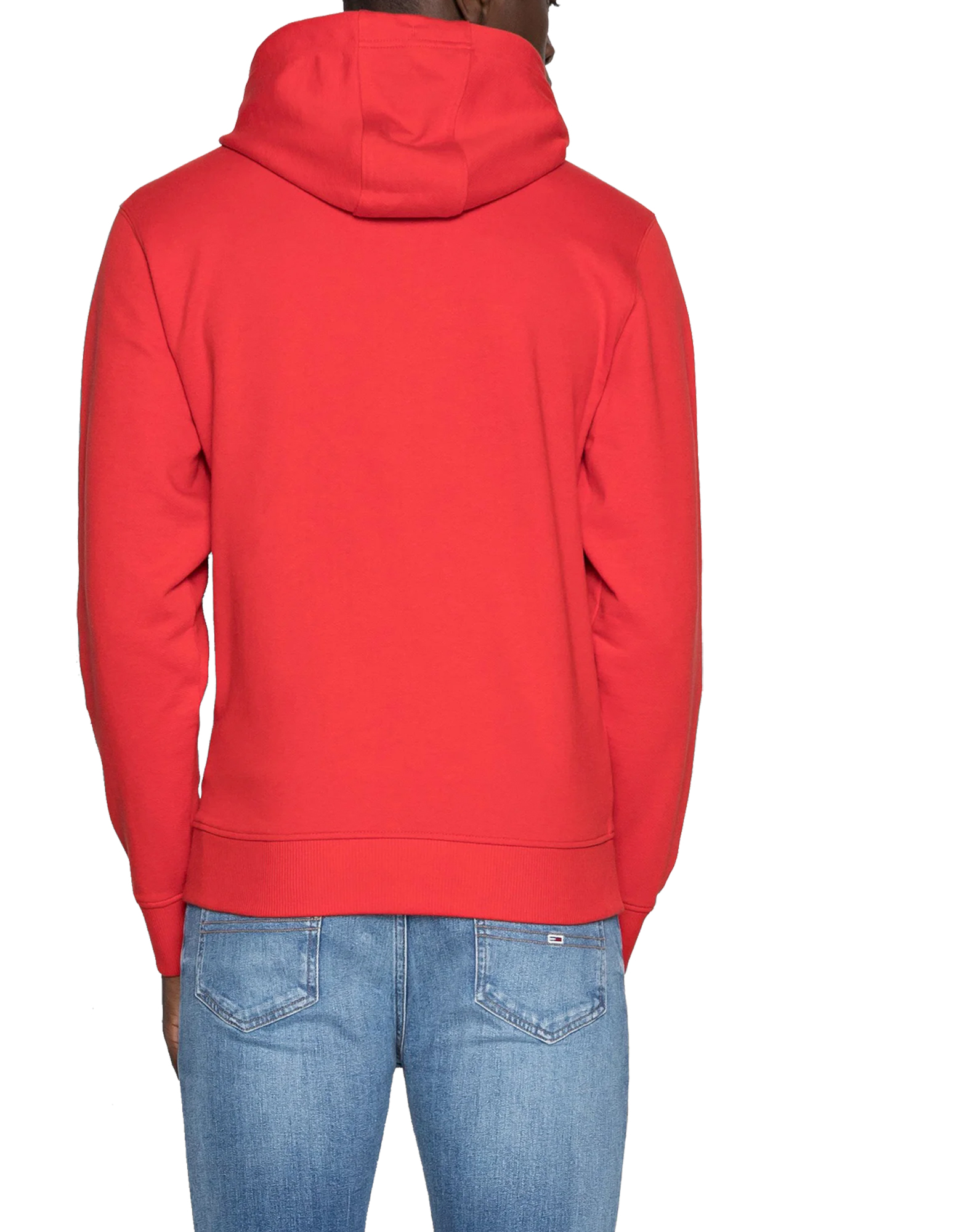 Tommy Jeans Men's TJM ESSENTIAL GRAPHIC Hoody Sweatshirt Deep Crimson 2