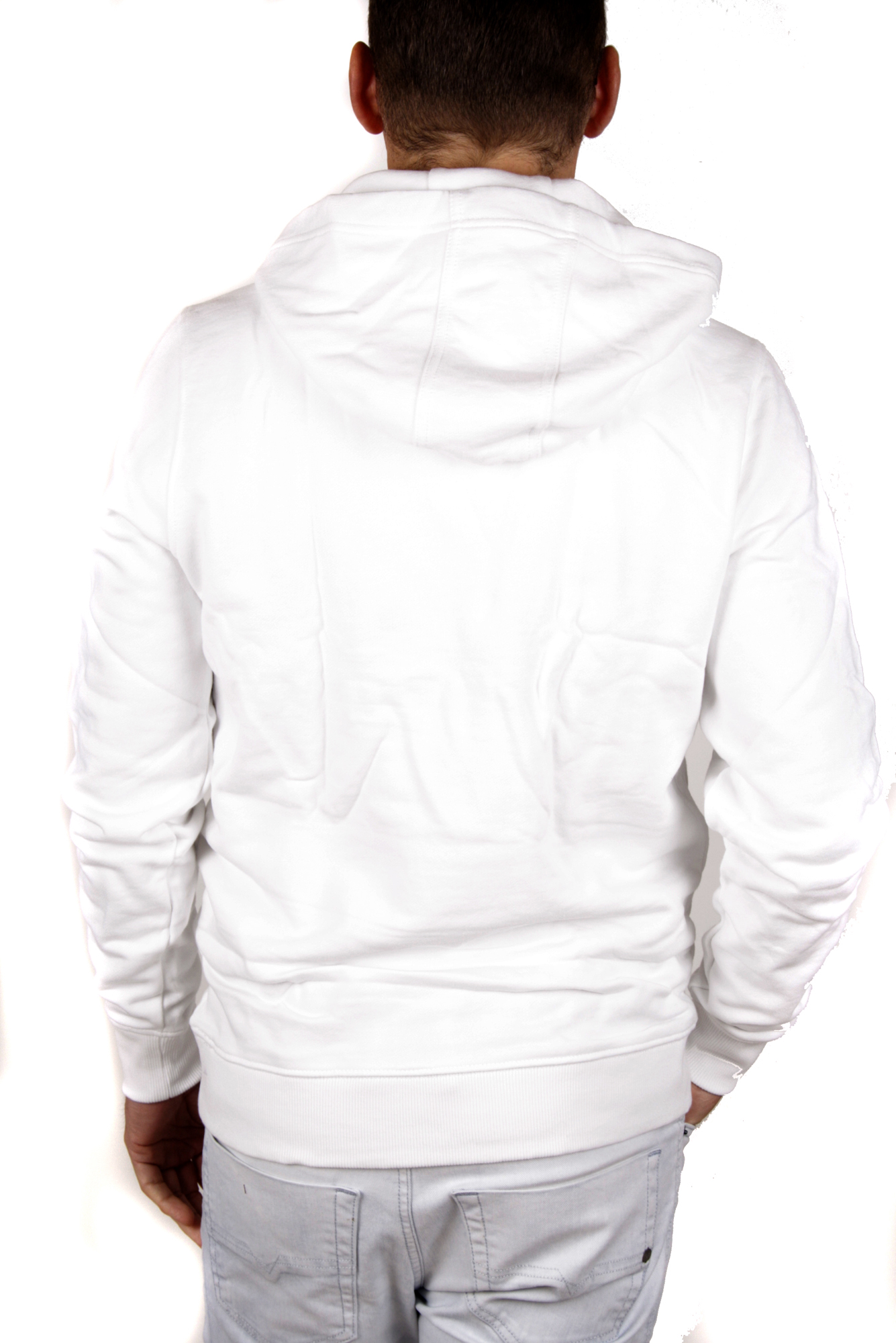 Tommy Hilfiger Men's TJM ESSENTIAL GRAPHIC Hoody Sweatshirt White 4