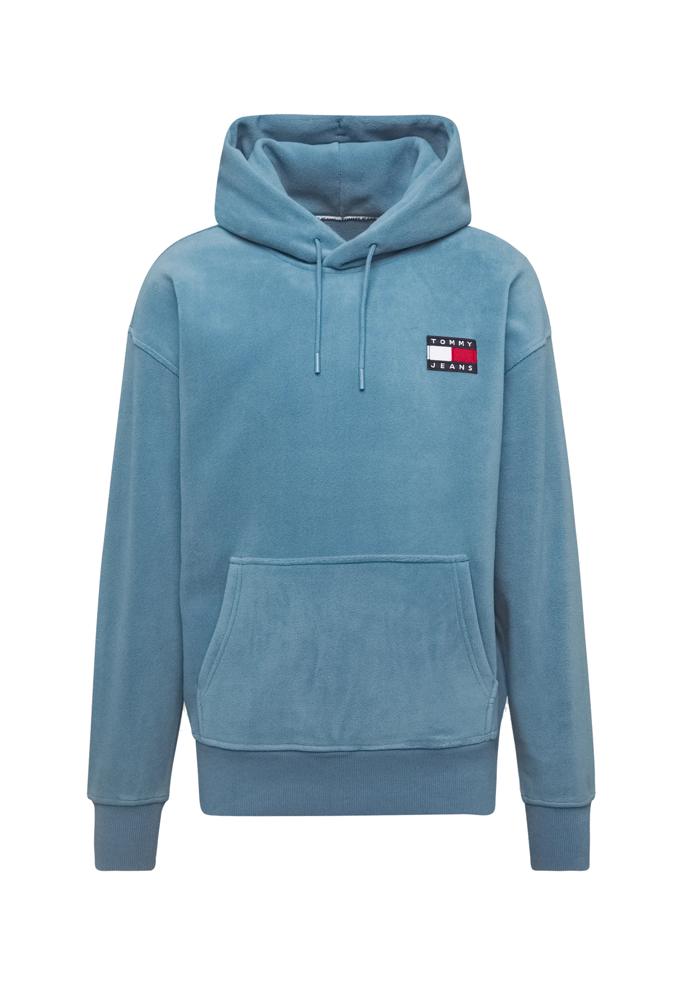 Tommy Jeans Men's TJM POLAR FLEECE BAD Hoody Sweatshirt Vintage Denim 1