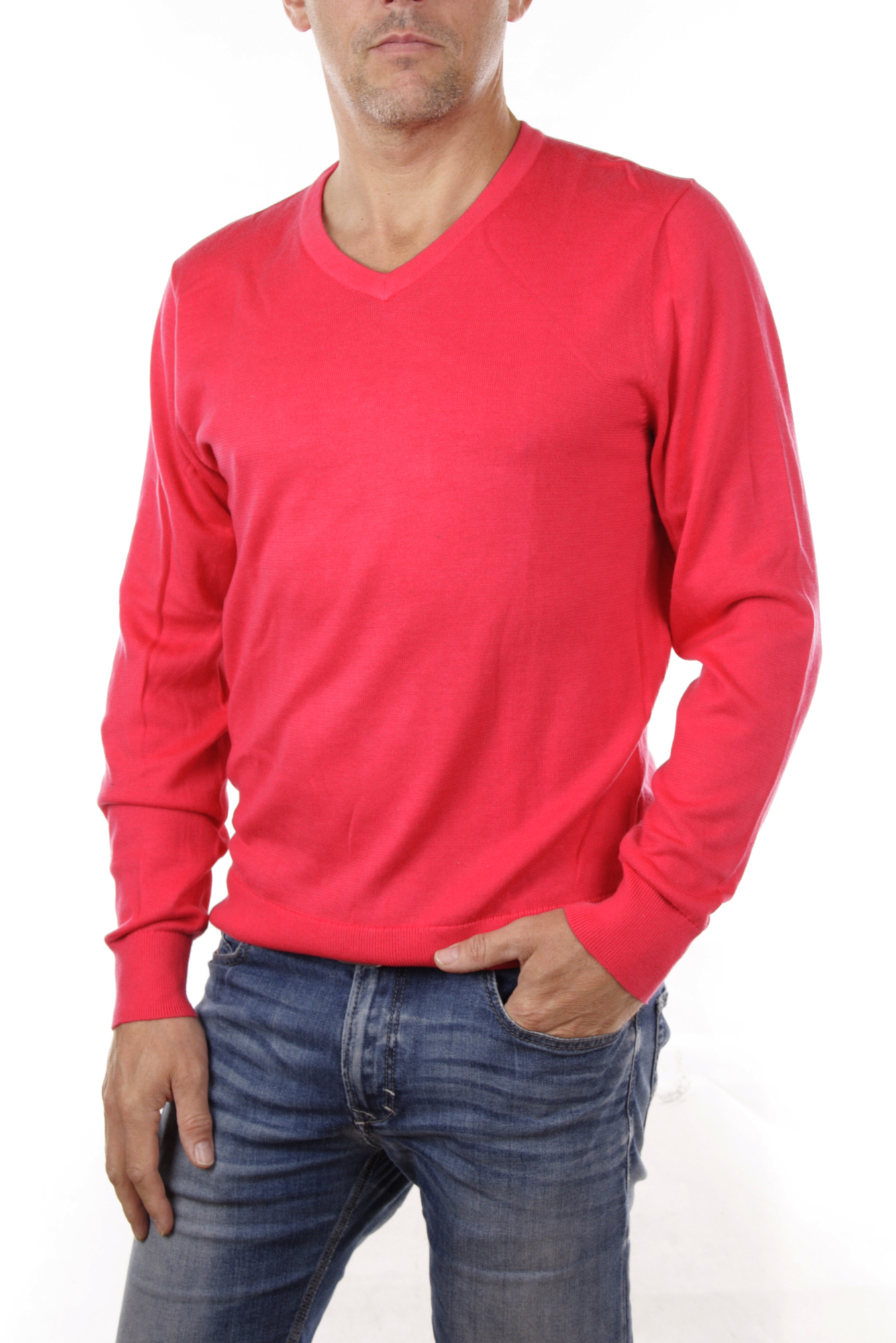 Tommy Hilfiger Men's Pullover Payson V-Neck CF Red 1