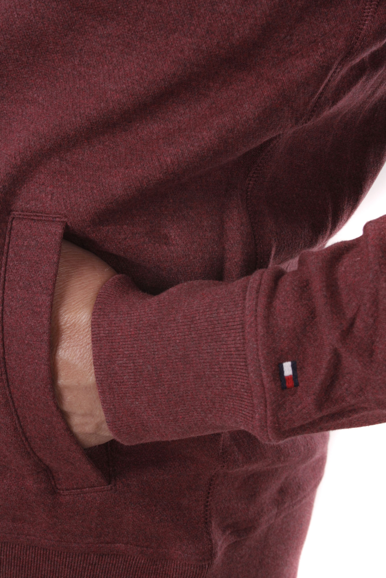 Tommy Hilfiger Men's sweat jacket PAYSON Z-THRU Red 4