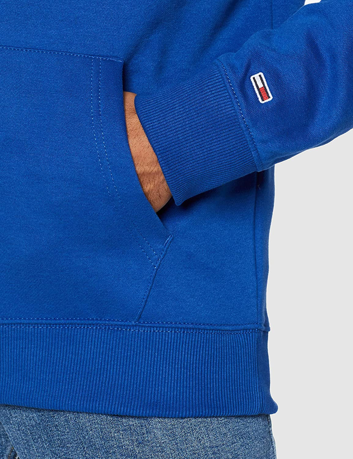 Tommy Hilfiger Men's TJM SMALL LOGO Hoody Sweatshirt Blue 3