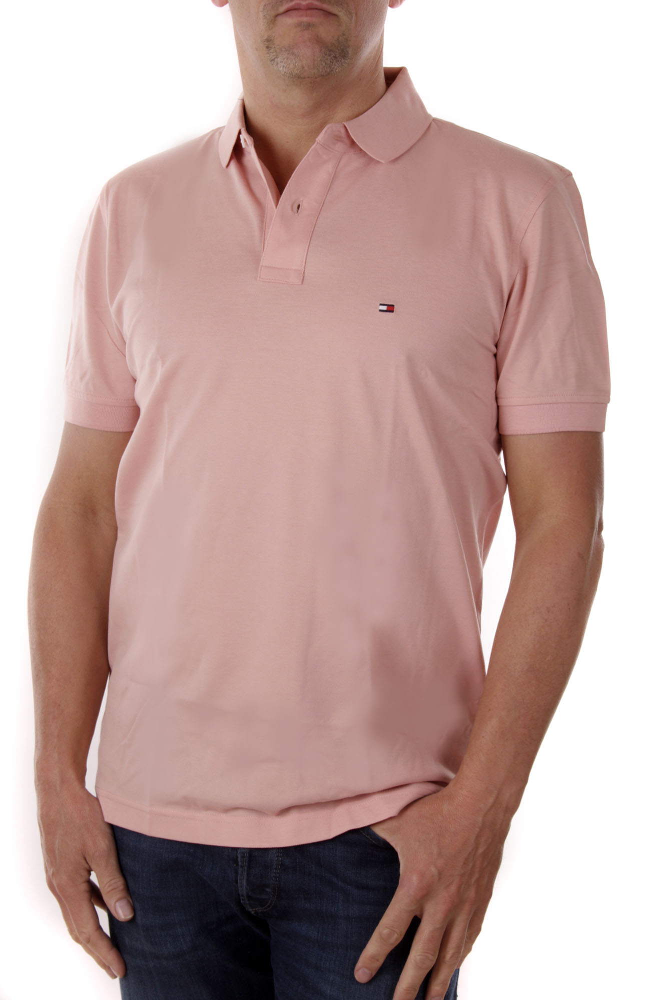 Tommy Hilfiger Polo Homme TOMMY REGULAR POLO Regular Fit Rose 1