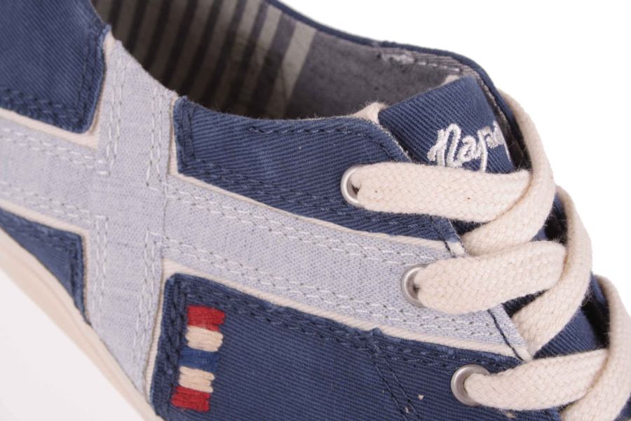 Napapijri Women's Shoes Sneaker Lace-Up Shoes Sara Dark Blue 4