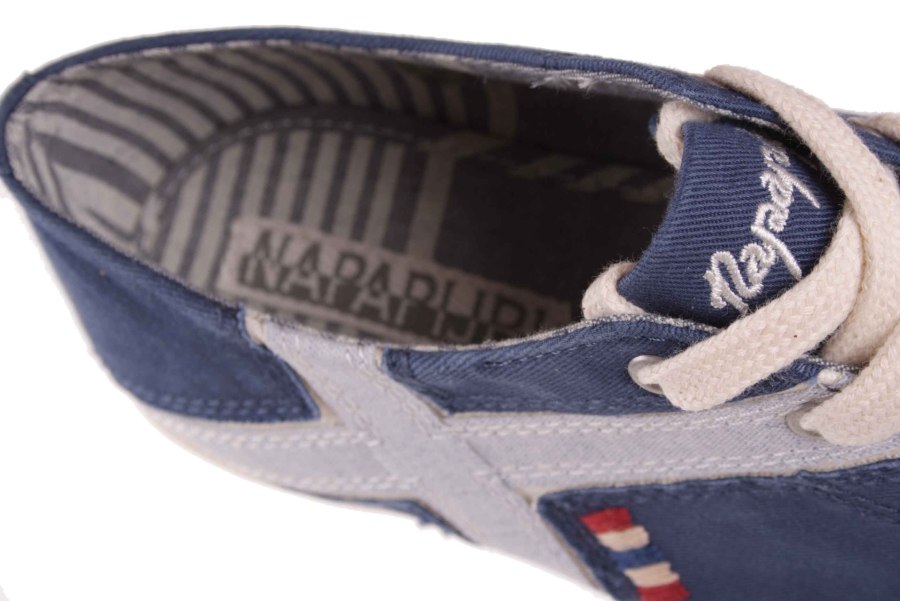 Napapijri Women's Shoes Sneaker Lace-Up Shoes Sara Dark Blue 5