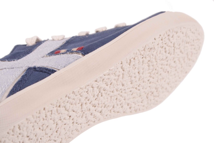 Napapijri Women's Shoes Sneaker Lace-Up Shoes Sara Dark Blue 7