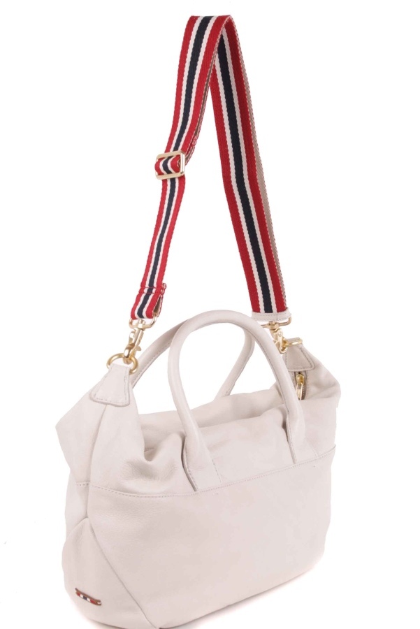 Napapijri Women's Bouvet Satchel Handbag Bag White 3