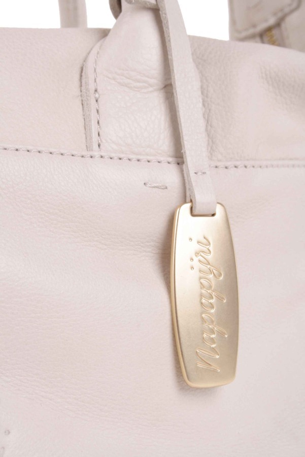 Napapijri Women's Bouvet Satchel Handbag Bag White 4