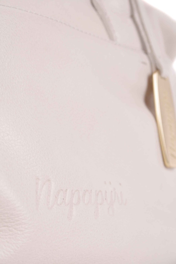 Napapijri Women's Bouvet Satchel Handbag Bag White 5